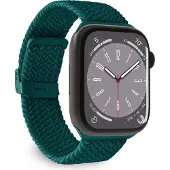 Puro Loop nylonrem til Apple klokke 42 / 44 / 45 / 49 mm - mørkegrønn