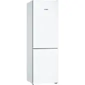 Bosch Serie | 4 KGN36VWED - Kjøleskap/fryser - bunnfryser - bredde: 60 cm - dybde: 66 cm - høyde: 186 cm - 326 liter - Klasse E - hvit