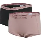 Hummel Hipsters - hmlCarolina - 2-pack - Woodrose - - 7-8 år (122-128) - Hipsters