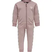 Hummel Joggedress - HMLBille - Rosa m. Hvit - - 68 - Joggedress