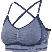 Hummel Lulu Scrunch Seamless Sports-bh Med Høy Støtte