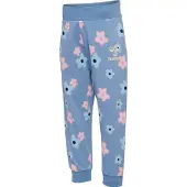 Hummel Joggebukse - hmlRinna - falmet Denim m. Blomster - - 2 år (92) - Joggebukse