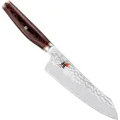 Miyabi 6000 MCT Rocking Santoku 18 cm, Brun, Glatslebet