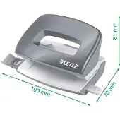 Leitz Hullemaskin Mini 2h/10a WOW Rosa