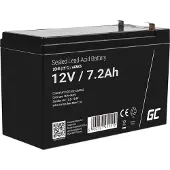 Green Cell - UPS-batteri - 1 x batteri - Sealed Lead Acid (SLA) - 7.2 Ah - svart