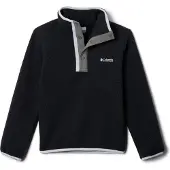 Columbia Sportswear Helvetia II Half Snap Fleece Kids Half-Zip Fleecegenser svart