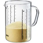GEFU METI, 1 l, ml, oz, Borosilikatglass, Gjennomsiktig, 115 mm, 150 mm