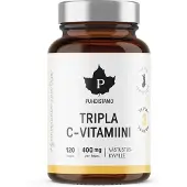 Puhdistamo Rensing Tripla Vitamin C 400 mg, 120 kapsler