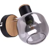 Näve Vegglampe 1350022 med røykglass, en lyskilde