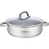 Klausberg gryte i stål, 24 cm, 3,5 l