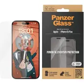 PanzerGlass | Classic-Fit - Skjermbeskyttelse for mobiltelefon - Krystallklar | Apple iPhone 15 Plus