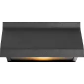 Nordlux Tadas utendørs vegglampe, aluminium, glass, svart