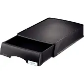 Leitz Plus - Brevbakke - for A4 (210 x 297 mm) - svart
