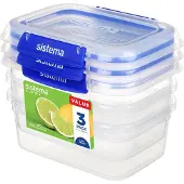 Sistema Rectangle Klip It Plus 3 Pack 1L