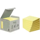 Post-It 6541B, kvadratisk, gul, papir, 100 %, 76 mm, 76 mm