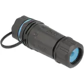 DeLOCK - Nettverkkopler - RJ-45 (hunn) til RJ-45 (hunn) - STP - CAT 6a - svart, blå