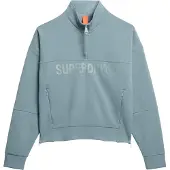 Superdry Active Tech Logo Relaxed Halv Glidelås Genser
