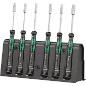Wera 2069/6 Elektroniker-Schraubendrehersatz + Rack