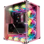 Talius Cronos Orchid Rgb Crystal Pc-tårnkasse