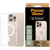 PanzerGlass HardCase - Baksidedeksel for mobiltelefon - MagSafe-samsvar - polykarbonat, termoplast-polyuretan (TPU) - hvit, gjennomsiktig - for Apple iPhone 16 Pro Max