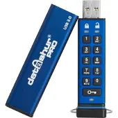 Generique datAshur PRO - USB-flashstasjon - kryptert - 8 GB - USB 3.0 - FIPS 140-2 Level 3