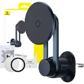 Baseus C40161200121-00, Mobiltelefon/smarttelefon, Aktiv holder, Bil, Sort