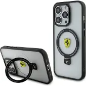 Ferrari FEHMP15LUSCAH iPhone 15 Pro 6.1" Clear Hardcase with Ring Stand MagSafe 2023 Collection