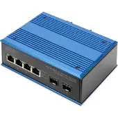 Digitus Gigabit Ethernet Poe Industrial 4+2 Ports Switch