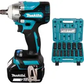 Makita DTW300TJX7 batteridrevet muttertrekker
