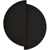Emibig Vegglampe Form 9, 28 cm x 32 cm, svart