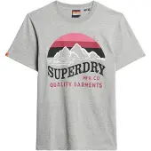 Superdry for man. M1012122A Great Outdoors T-shirt grey (S), Casual, Cotton, Short sleeve