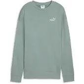 Puma ESS Small No. 1 Logo Relaxed Crew Sweatshirt Women, Clothing, Green Moon, M