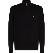 Tommy Hilfiger Pima Org Ctn Mock Genser Med Halv Glidelås