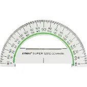 Linex Vinkelmåler - Gjennomsiktig - - OneSize - Linjal