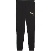Puma ESS METALLIC Sweatpants Women, Clothing, Black/Metallic Gold, XL