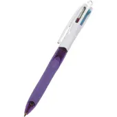 BIC Kulepenn 4 Colour Grip Fashion, 12 stk.