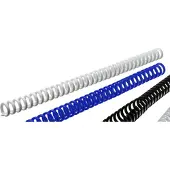 GBC Plastspiral Clickbind 8 mm hvit, 50 stk.