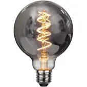 Star Trading Dekoration LED filament E27 G95 Smoked