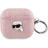 Karl Lagerfeld Monogram Karl Head-etui for AirPods 3 - rosa