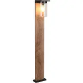 TRIO Veilampe ARDILA, treoptikk, høyde 100 cm, metall/glass IP44