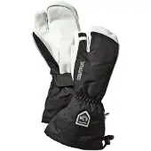 Hestra Army Leather Heli 3-finger Skihansker, Black