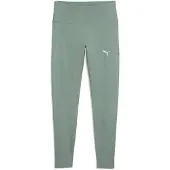 Puma EVOSTRIPE Tights Women, Clothing, Green Moon, M