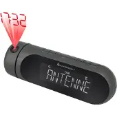 Soundmaster UR6700AN, Klokke, DAB+, FM, LCD, Svart, Tid, Monokromatisk
