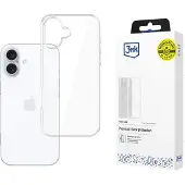 3MK gjennomsiktig deksel til iPhone 16 – gjennomsiktig