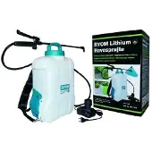Ryom Ryggsekksprøyte 10 liter med litiumbatteri og lader