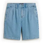 Vans Authentic Chino Loose Pleated Denim Shorts blå
