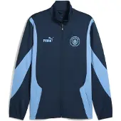 Puma Manchester City ftblNRGY+ Jacket Men, Clothing, Marine Blue/Blazing Blue, XXL