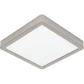 Eglo LED-panel for utenpåliggende montering Fueva 5 IP20 830 nikkel 21x21cm