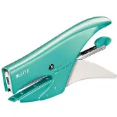 Leitz Hæftetang WOW isblå metallic