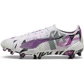 Puma ULTRA 5 ULTIMATE FOREVER FG Football Boots Unisex, Shoes, White/Pure Magenta/Feather Gray, 48
